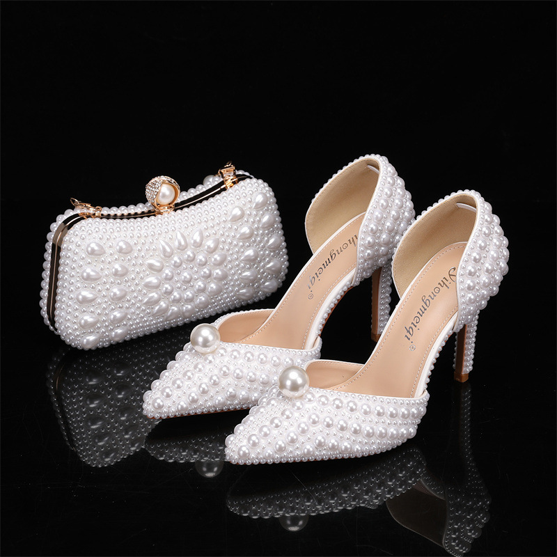 Men Formal Wear Shoes - Bag and Shoe Set for Women