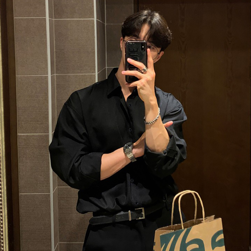 Mens Fashion Long Sleeve Shirt - огляд і ціна Men'S Vintage Formal Wear