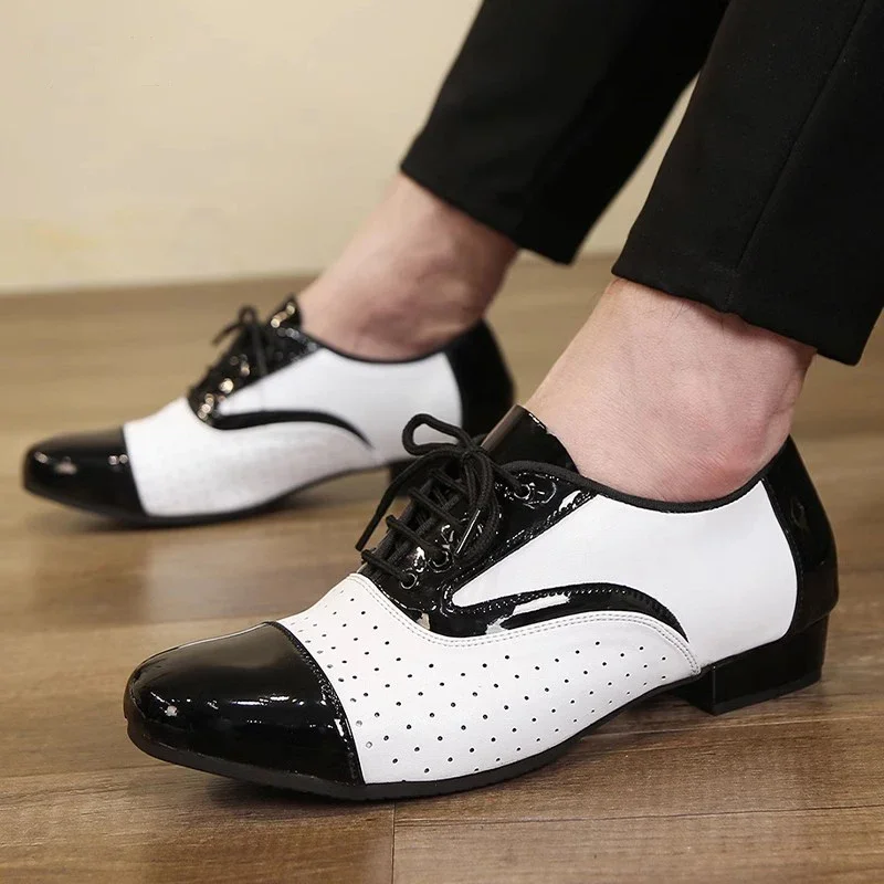 Modern Dance Shoes For Men Sof - огляд і ціна Men Formal Wear Shoes