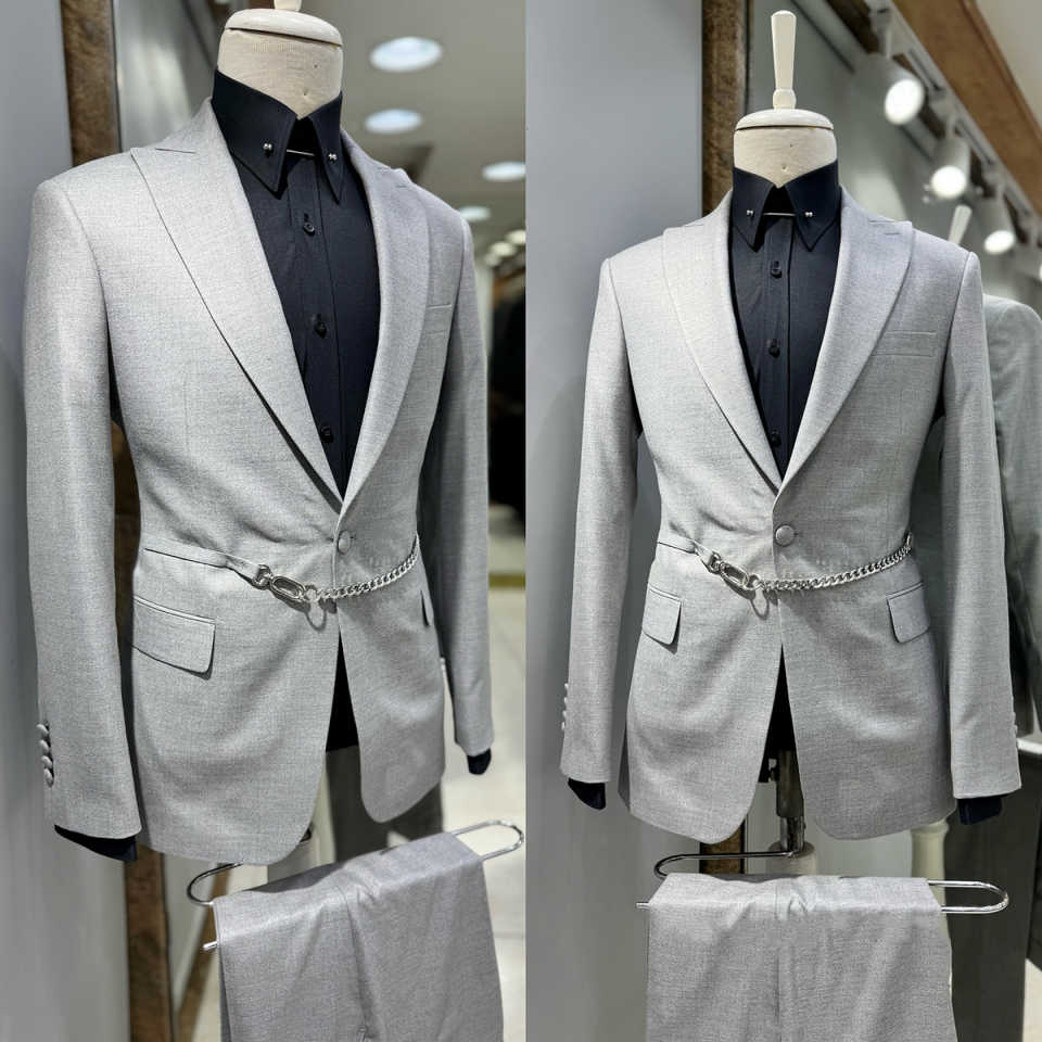 Casual Men Suits 3 Pieces Jack - огляд і ціна Men'S Formal Wear No Suit