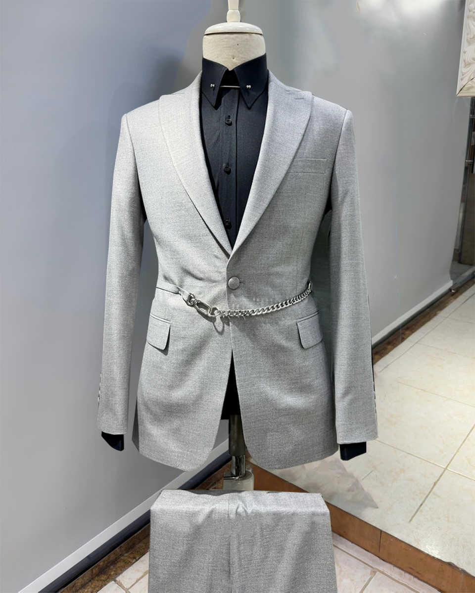 Casual Men Suits 3 Pieces Jack - огляд і ціна Men'S Formal Wear No Suit