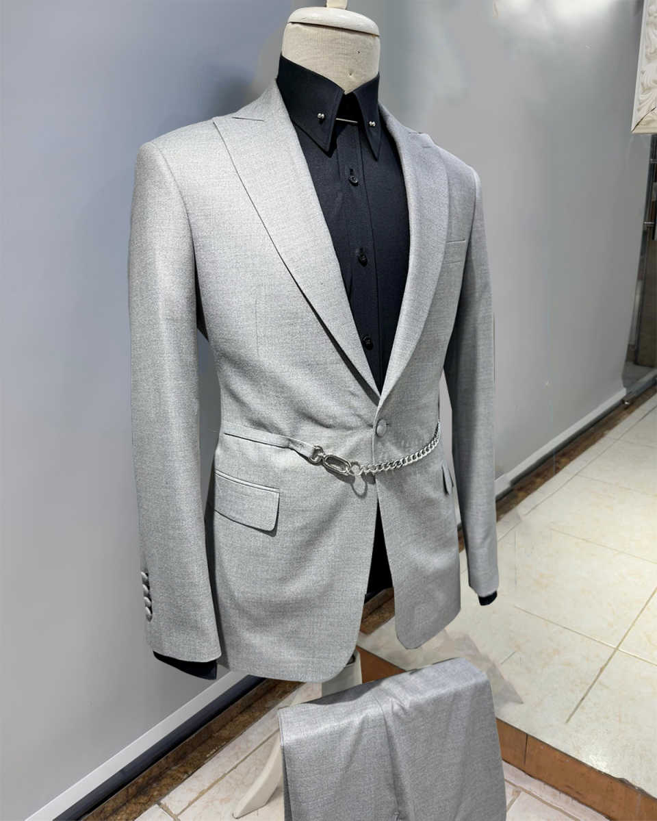 Casual Men Suits 3 Pieces Jack - огляд і ціна Men'S Formal Wear No Suit