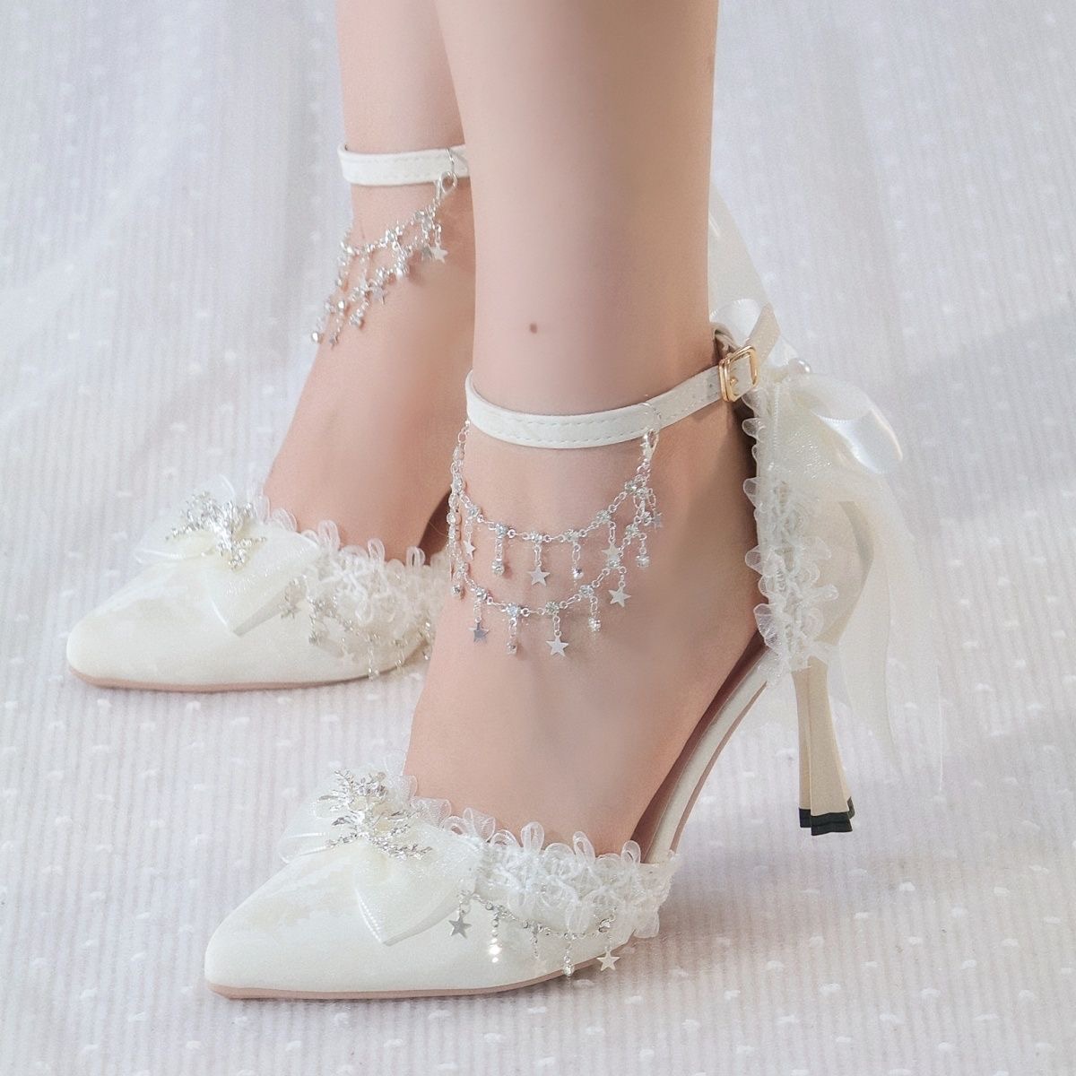 Lolita Female Shoes Heels Whit - огляд і ціна Men Formal Wear Shoes