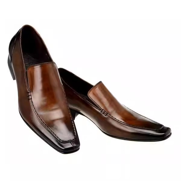 Japanese Style Pointed Leather - огляд і ціна Men'S Formal Style