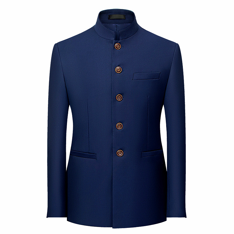 2026 Men's Chinese Style Long  - огляд і ціна Men Formal Wear With Coat
