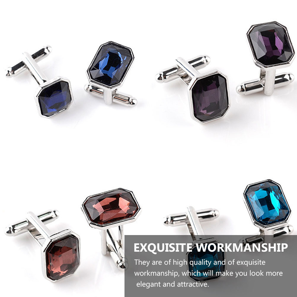 Diamond Cufflinks High Quality - огляд і ціна Men Formal Wear Clothes