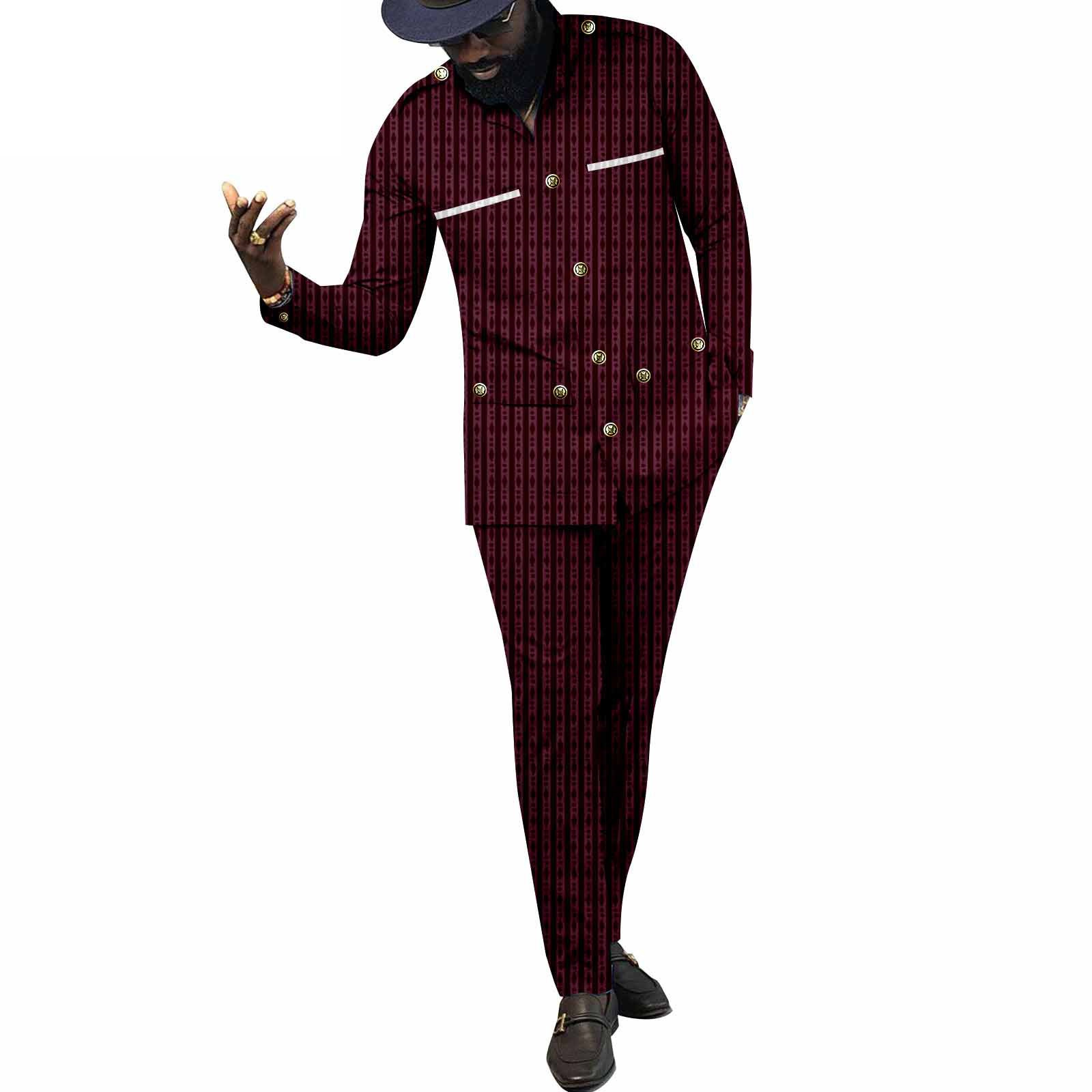 African Traditional Clothes fo - огляд і ціна Men Formal Wear Clothes