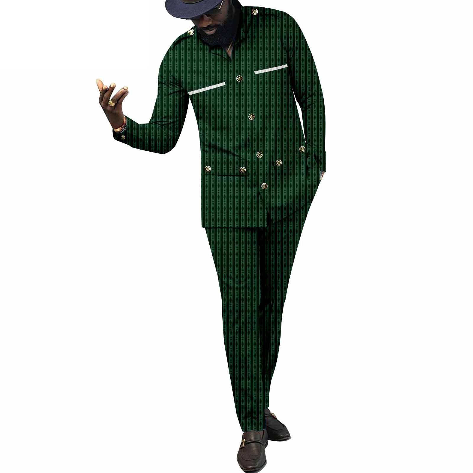 African Traditional Clothes fo - огляд і ціна Men Formal Wear Clothes