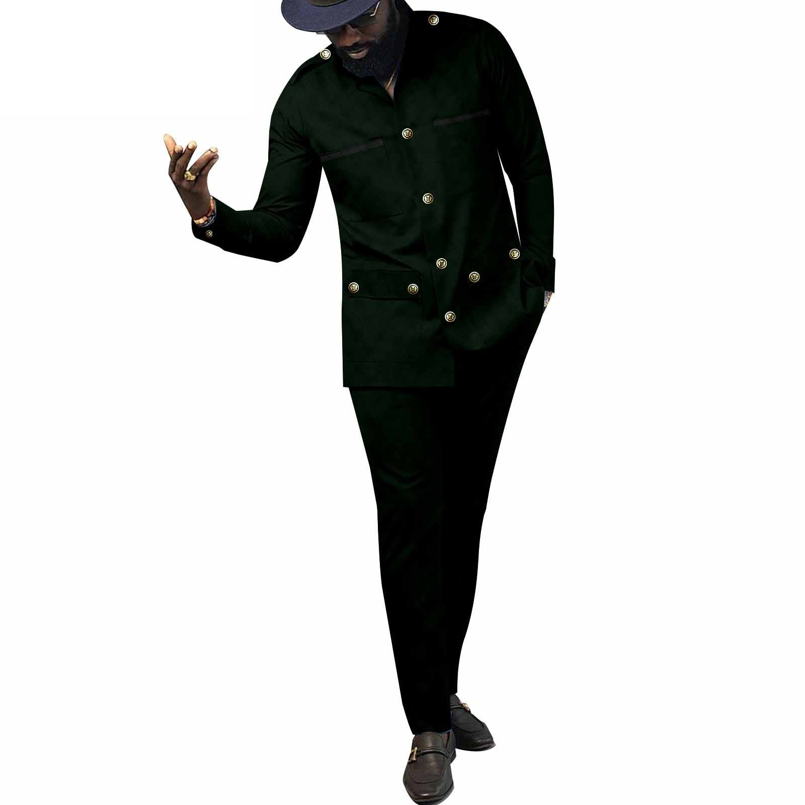 African Traditional Clothes fo - огляд і ціна Men Formal Wear Clothes