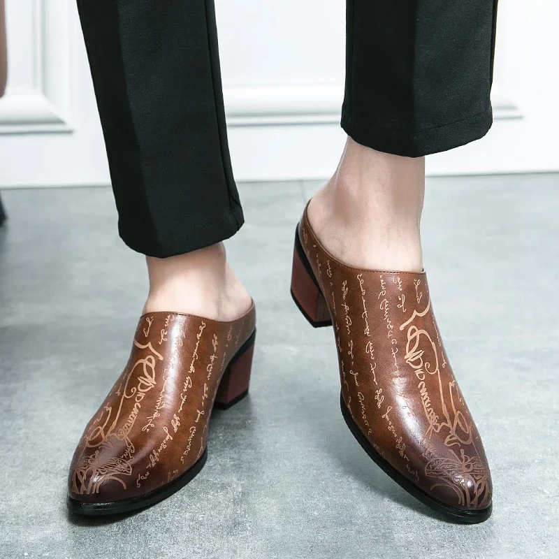 4CM Heels Men Loafers Casual D - огляд і ціна Men Formal Wear Shoes