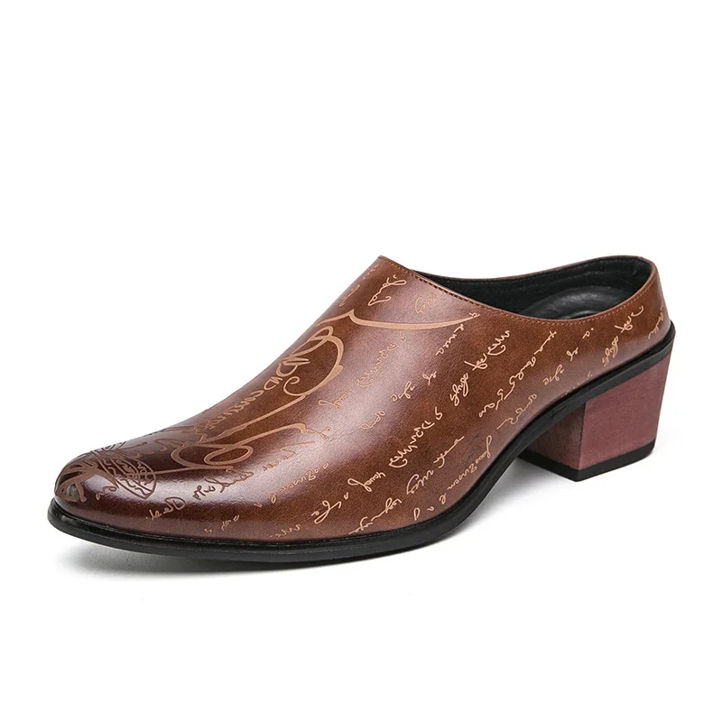 4CM Heels Men Loafers Casual D - огляд і ціна Men Formal Wear Shoes