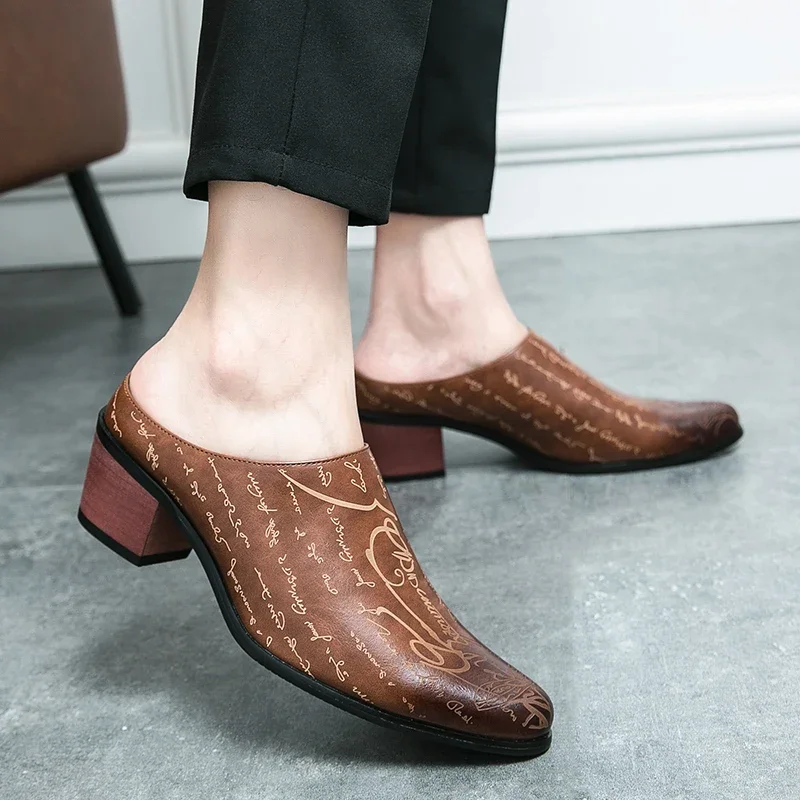 4CM Heels Men Loafers Casual D - огляд і ціна Men Formal Wear Shoes
