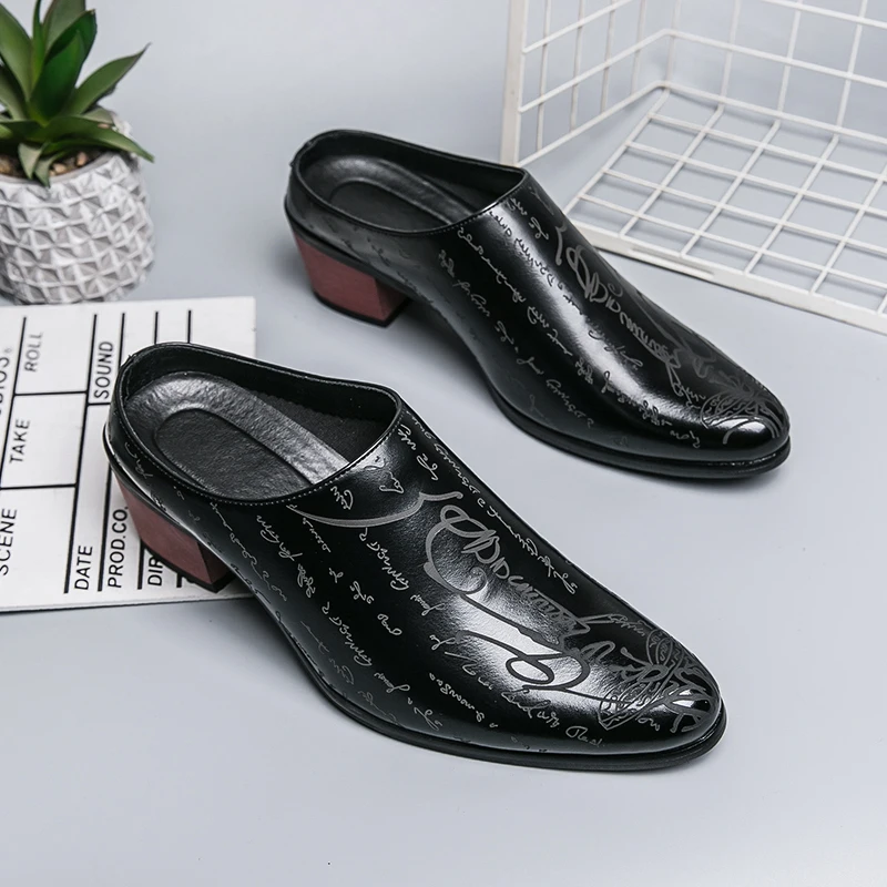 4CM Heels Men Loafers Casual D - огляд і ціна Men Formal Wear Shoes