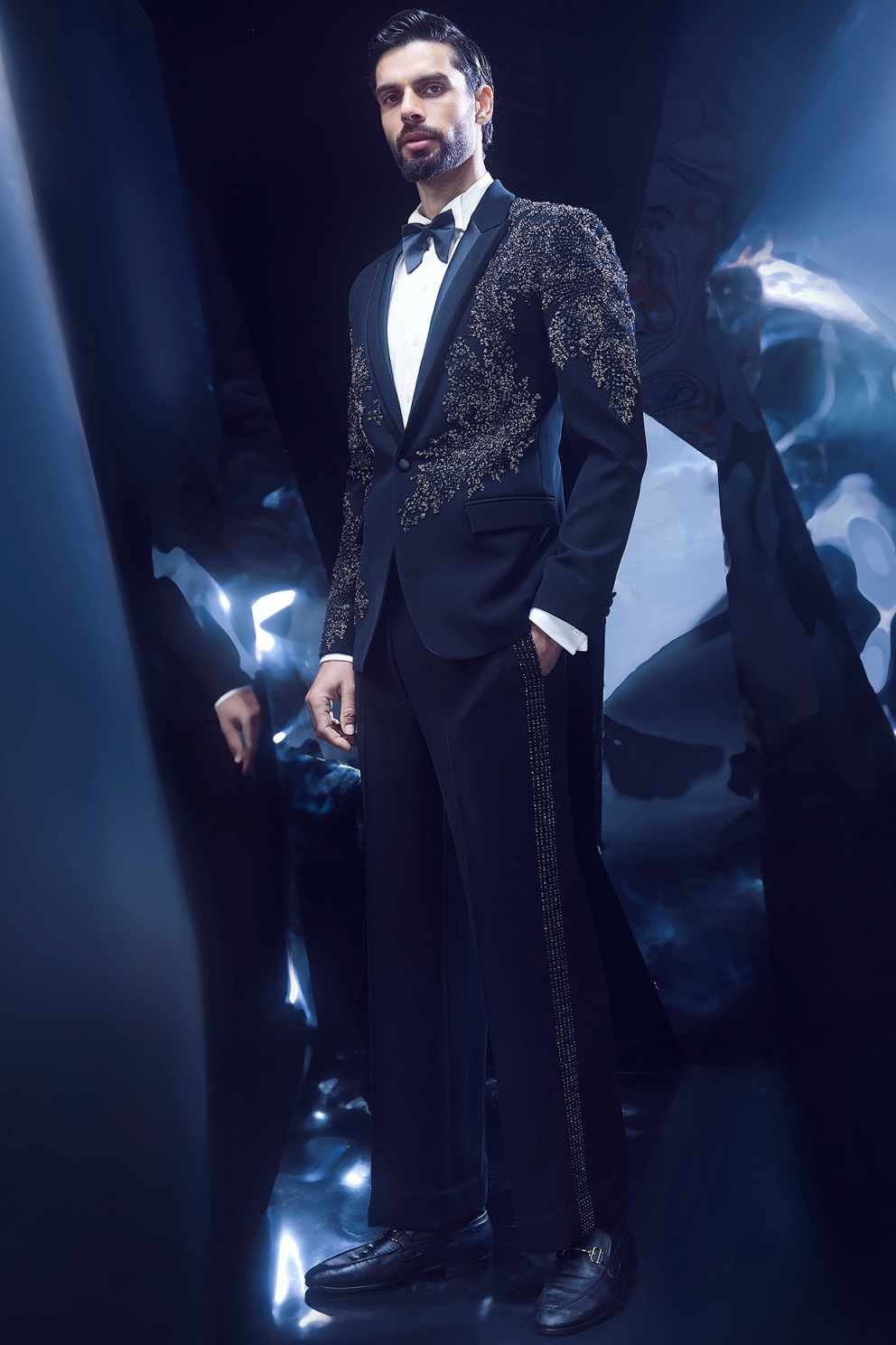 Fashion Wedding Men Suit Beads - огляд і ціна Men'S Formal Wear No Suit