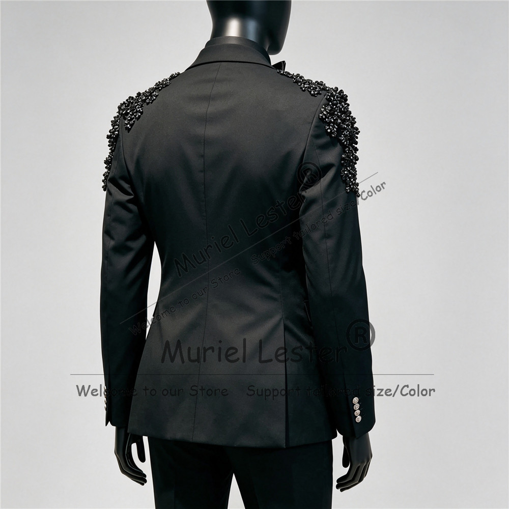 Luxury Diamond Beaded Suits Se - огляд і ціна Men Formal Wear Clothes